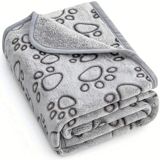 Stuffed Premium Soft Dog Blanket, Puppy Essentials Dog Products Cat Calming Blankets Throw for Small Medium Dogs