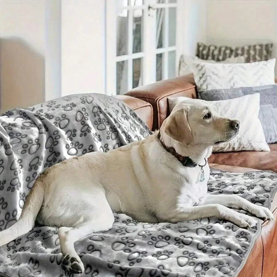 Stuffed Premium Soft Dog Blanket, Puppy Essentials Dog Products Cat Calming Blankets Throw for Small Medium Dogs