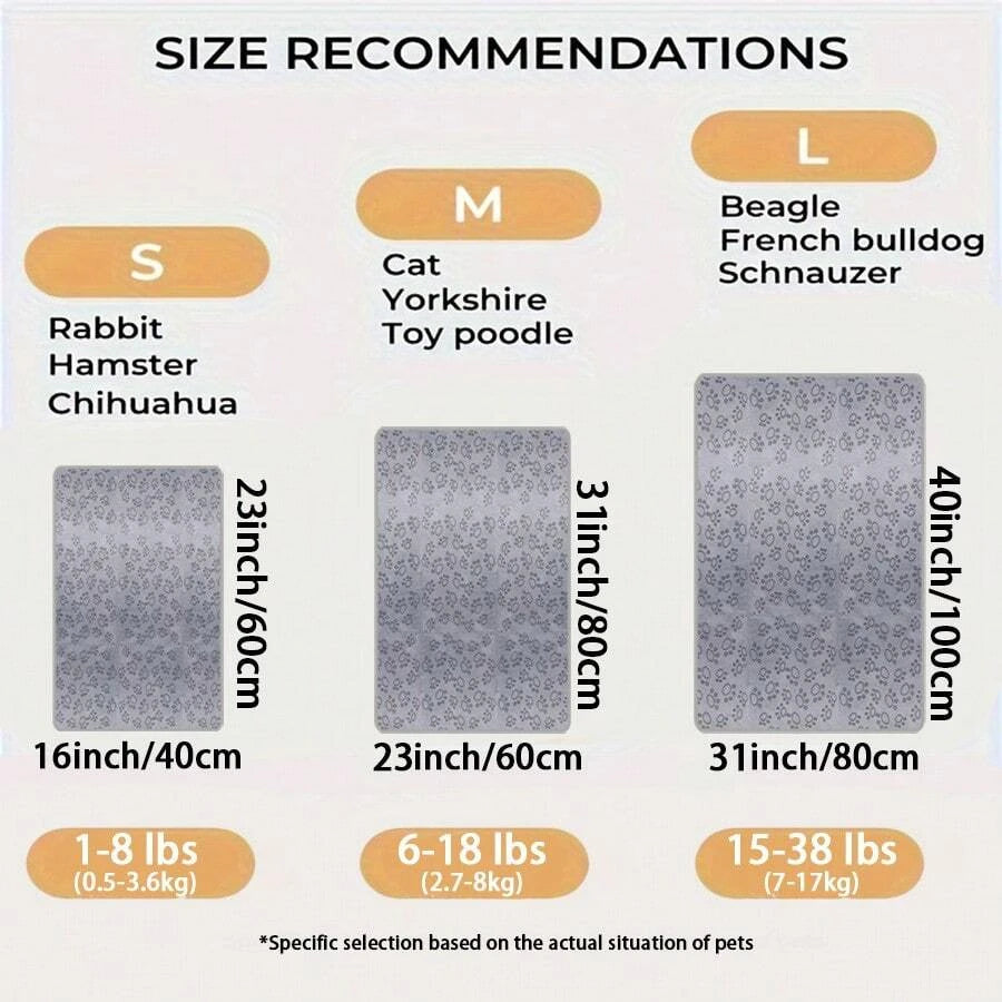 Stuffed Premium Soft Dog Blanket, Puppy Essentials Dog Products Cat Calming Blankets Throw for Small Medium Dogs